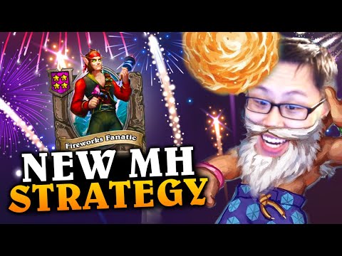 New Tier 4 Millhouse Strat with Fireworks Fanatic | Hearthstone Battlegrounds