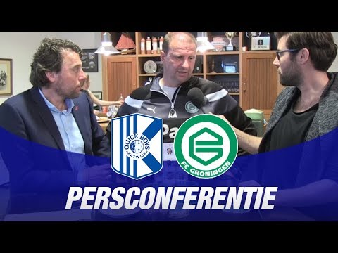 Persconferentie Quick Boys - Jong FC Groningen