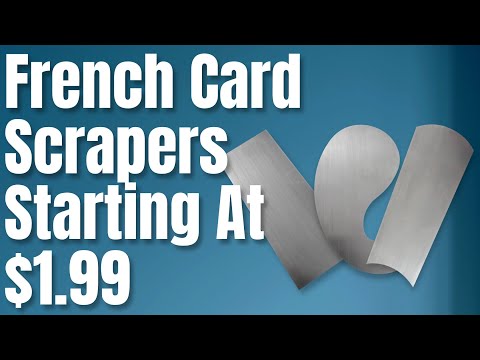 Don't break your thumbs - use this cabinet scraper