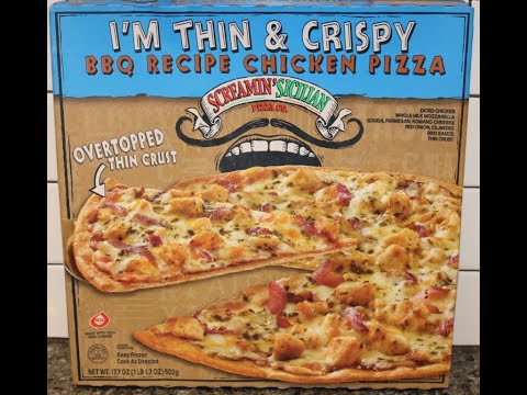 Screamin’ Sicilian Pizza Co. I’m Thin & Crispy BBQ Recipe Chicken Pizza Review