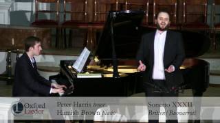 Young Artist Platform Winners 2017: Peter Harris & Hamish Brown - Sonetto XXXII