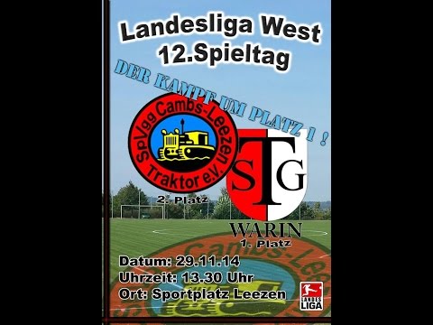 Landesliga West | SpVgg Cambs-Leezen vs. TSG Warin | 29.11.2014