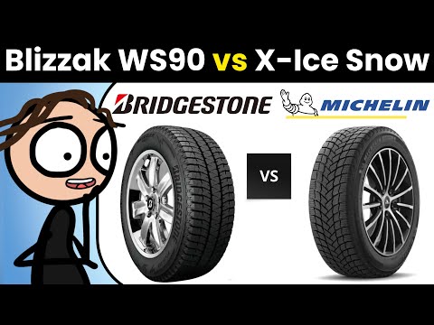 Bridgestone Blizzak WS90 vs Michelin X-Ice SNOW (Comparison and Review)