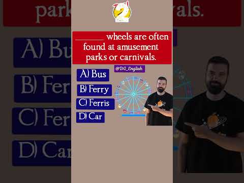 Bus, Ferry, Ferris Or...? | Can You Answer This English Vocabulary Quiz-1152