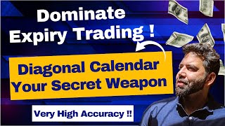 High Accuracy Expiry Day Trading Strategy | Diagonal Calendar | #0dte  Get pro with #equityincome