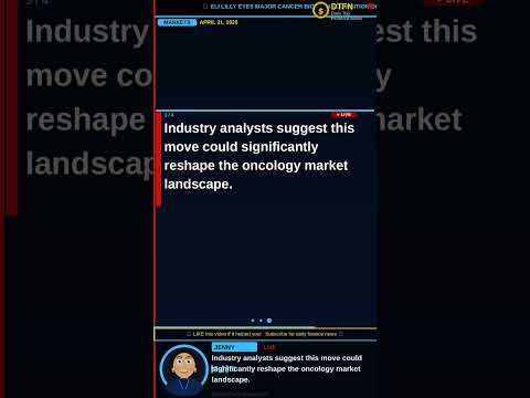 Eli Lilly Eyes Major Cancer Biotech Acquisition Deal #Shorts