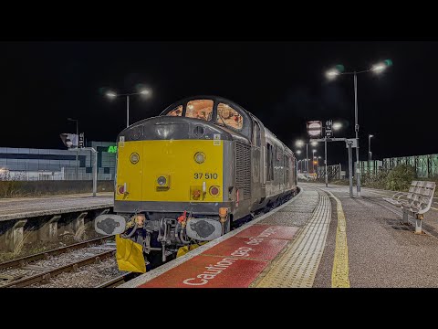 Rail Operations Group 37510 Storms East with 5Q46 23/11/24