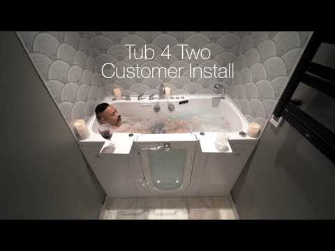 Tub4Two Walk-In Tub with Door & Two Seats, Perfect for Couples: Client Review