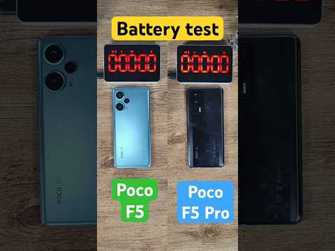 Poco F5 vs F5 Pro battery battle!