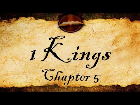 1 Kings Chapter 5 | KJV Audio (With Text)