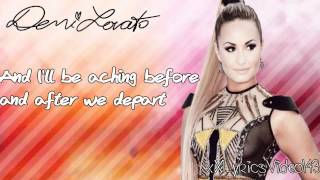 Demi Lovato - 1, 2, 3 Goodbye (Lyrics Video)