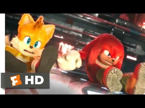 Sonic the Hedgehog 2 (2022) - Knuckles & Tails vs. Robotnik Scene (9/10) | Movieclips