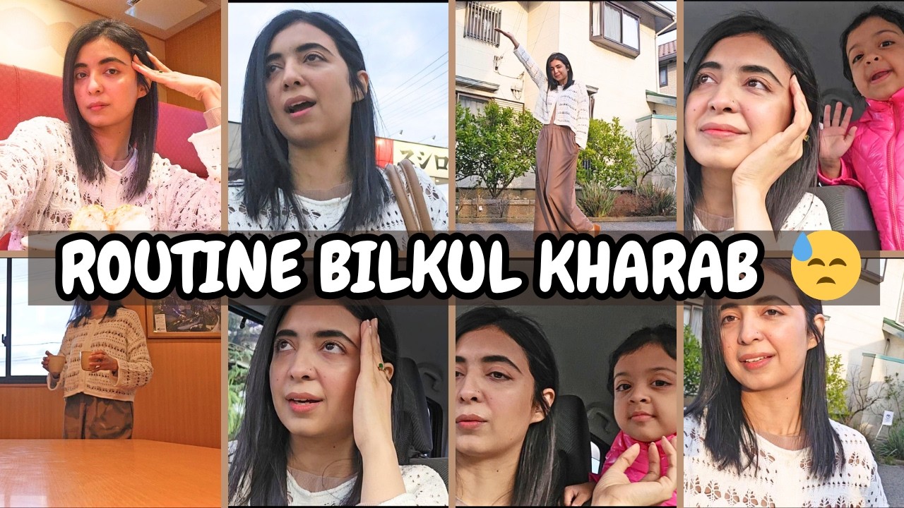 Depression ki Wajah se Routine Disturb 😢 | Huda ne Motivate kiya ❤️| Finally Khud k Liye Bahar Nikli