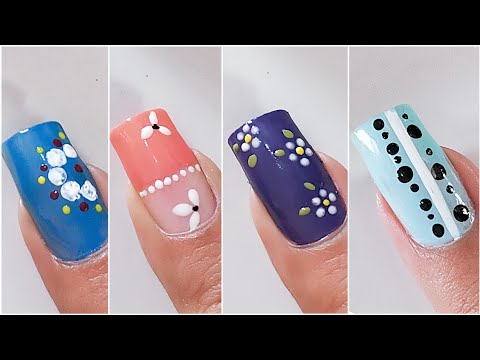 Uñas decoradas/ Easy Trending Nail Art designs For Beginners ❤️