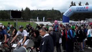 preview picture of video 'Bike Čeladná - 58km - Start - 1.6.2014 - 11:00 hod'