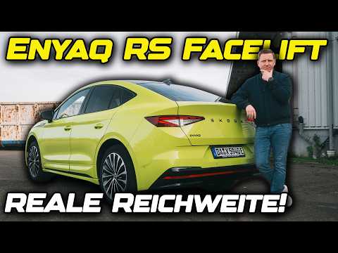 Still up-to-date? | 2025 Skoda Enyaq RS Facelift in an 800km fuel consumption test