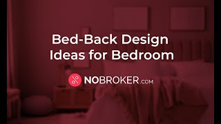 22 Bed Back Wall Design Idea for Modern Bedrooms #BedBackWall #bedroomdesign #nobrokerinteriors