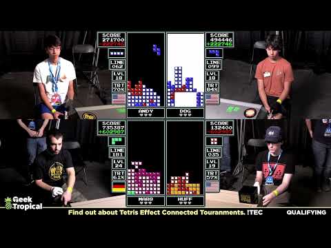 2022 CTWC - Andy and Dog Dominate Tetris Qualifying Round!