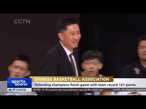 💥Team record 161 points -Defending champions Guangdong crush Nanjing by 52 points -CBA 广东大胜南京 斩获多项纪录