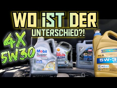 LIQUI MOLY vs. RAVENOL vs. MOBIL vs. SHELL Which 5W30 engine oil is best for diesel engines?