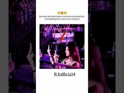 Does she create controversy abroad, or does she do the right thing.? 🤧💔 #apoorva #rebelkid #shorts