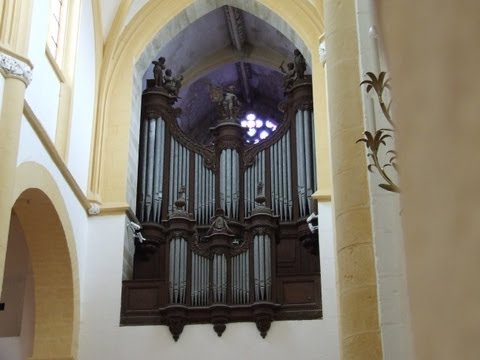 Clicquot champagne ? non ! orgue Clicquot de Souvigny avec la Romance de Balbastre