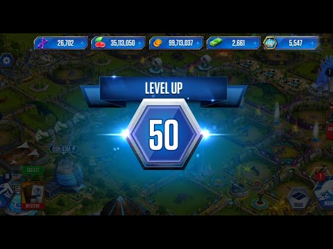 Jurassic World: The Game - Gameplay Walkthrough Episode #89 - Level Upgraded 50 (iOS,Android)