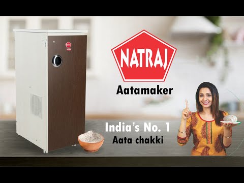 Motor power: 1 hp natraj viva 101 atta chakki, capacity: 10 ...