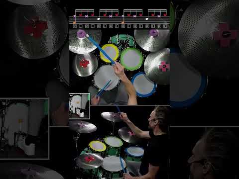 2 handen op de Hi-Hat, Ride, of Bell? Jazeker!  #drums