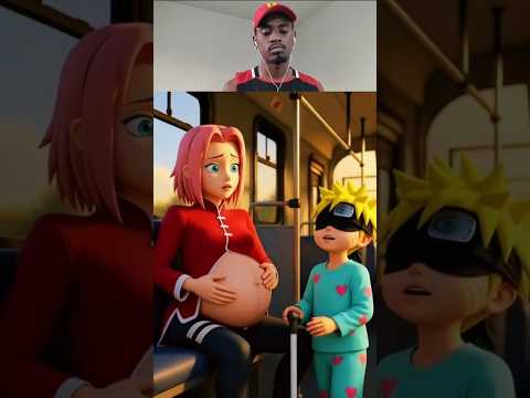 Naruto está cego e foi expulso do ônibus #naruto #anime #sasuke #ia