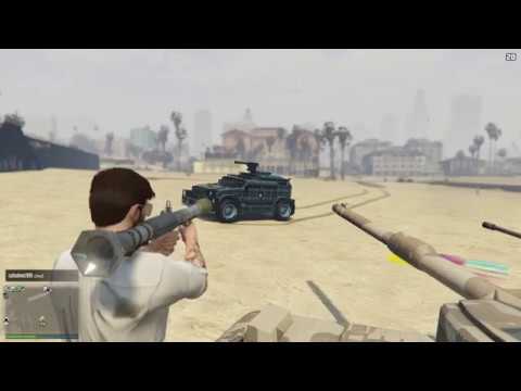 GTA Online HVY Menacer - ARMOR Test (Rhyno, Avenger, RPG) | Customization + Weapons