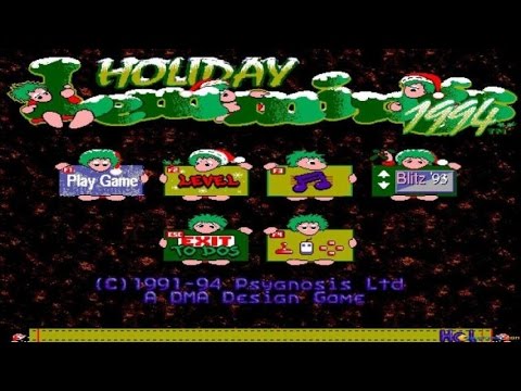 Holiday Lemmings 1994 PC