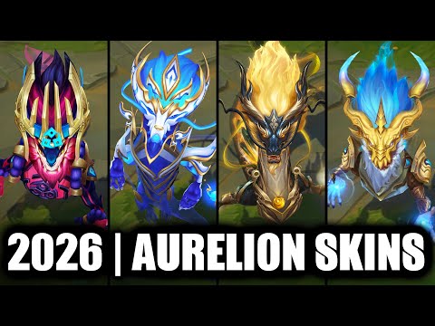 ALL AURELION SOL SKINS SPOTLIGHT 2026 | League of Legends
