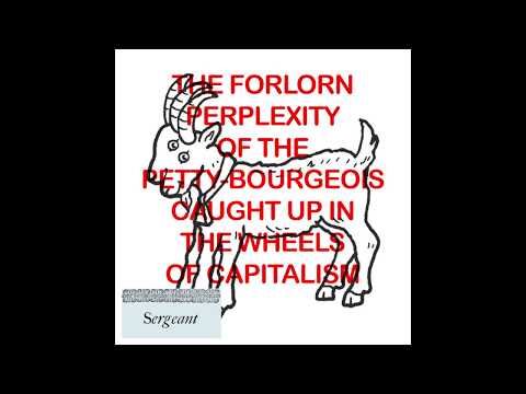 Sergeant - The Forlorn Perplexity of the Petty-Bourgeois Caught up in the Wheels of Capitalism