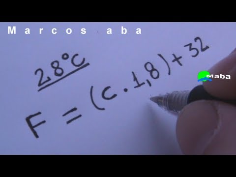 Aprenda a Converter graus Centígrados para Fahrenheit - Aula 02 Video