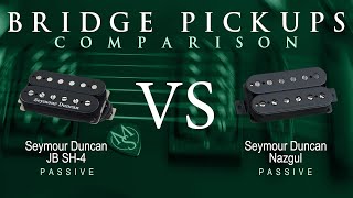 Video thumbnail for Seymour Duncan JB SH-4 vs NAZGUL - Passive Bridge Pickup Guitar Tone Comparison Demo by Mike Stamper