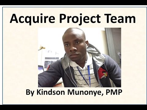 28 Project Human Resource Management Acquire Project Team Video