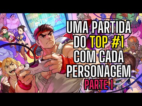 SF6 👊 Uma Partida (Ranked) do Top #1 Mundial (LP) de Cada Personagem 👊 Street Fighter 6 - Parte 1