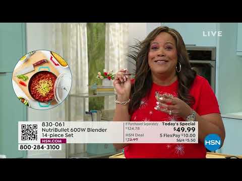 HSN | Must-Have Kitchen Tools - Nutribullet 04.07.2023 - 08 PM