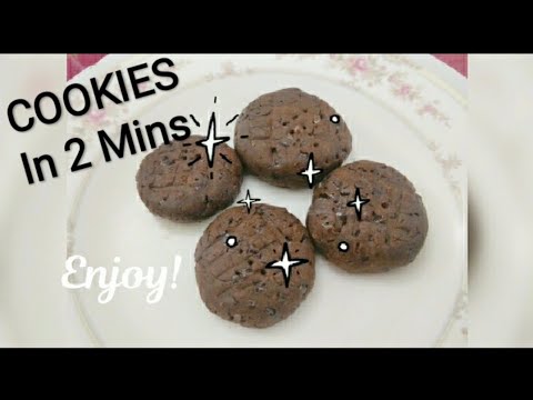 2-Minute Chocolate Cookies | TanishaTrending