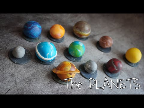 How to make PLANETS using Fondant #fondantplanets #spacecake