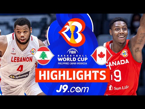 Lebanon 🇱🇧 vs Canada 🇨🇦 | J9 Highlights | FIBA Basketball World Cup 2023