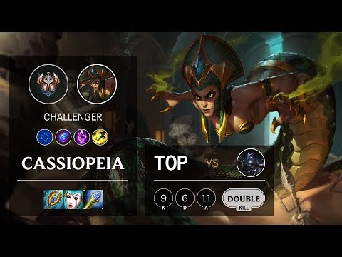 Cassiopeia Top vs Shen - EUW Challenger Patch 10.8
