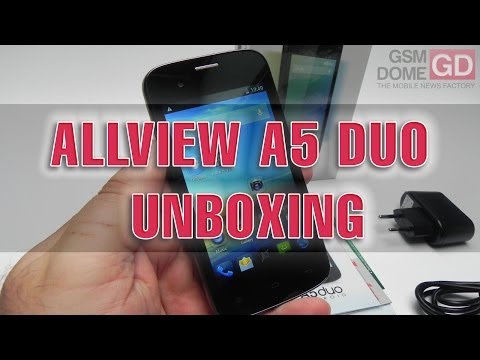 Allview A5 Duo Unboxing - GSMDome.com