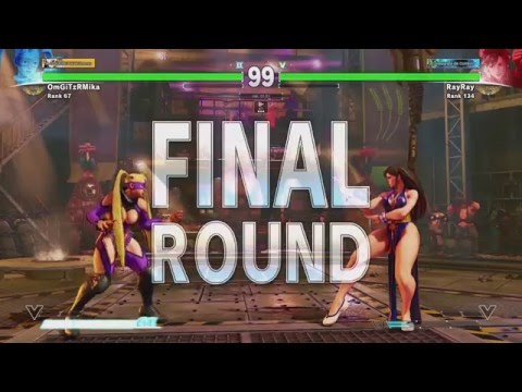 Street Fighter V ★ OmGiTz (R.MIKA) Vs RayRay (CHUN-LI) ★ Ranked Match 1080p