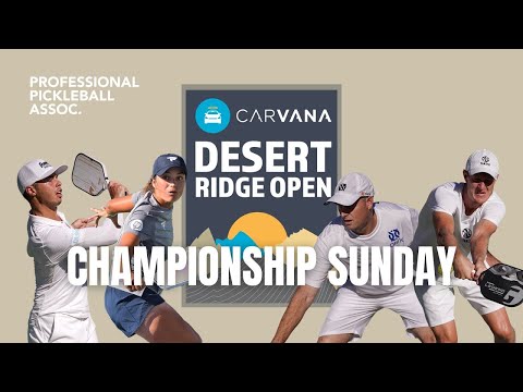HIGHLIGHT PPA Desert Ridge Championship Mens Doubles Riley Newman Matt Wright v Ben Collin Johns