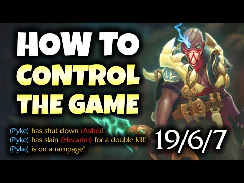 How to control the game with Pyke - League of Legends Master Gameplay