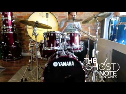 Yamaha Birch Custom Absolute 5pc kit with Paiste Cymbals Demo
