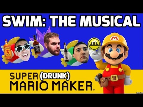 SWIM: THE MUSICAL - GAME GRUMPS CHALLENGE - Super Mario Maker - Backsidebois Gaming