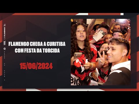 FLAMENGO ARRIVES IN CURITIBA WITH FANS PARTY